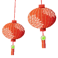 Asian.Lantern.Red.oriental.Victoriabea - GIF animé gratuit