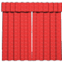 curtain rideau gif red rouge