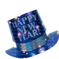 gif new year hat