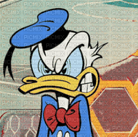 Donald Duck Angry - GIF animasi gratis