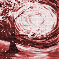 Y.A.M._Art Japan landscape background red - Ücretsiz animasyonlu GIF