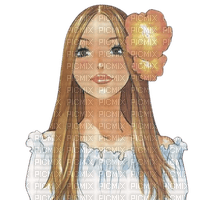 manga girl - PNG gratuit