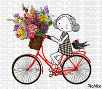 Bicicleta - Animovaný GIF zadarmo