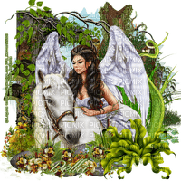 ANGEL A CABALLO 🐴 - kostenlos png
