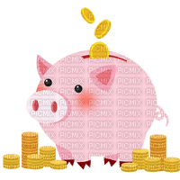 Tirelire cochon piggy bank pièces coins