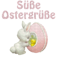 Süsse Ostergrüsse - Zdarma animovaný GIF