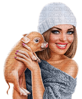 Y.A.M._Woman girl, piglet - δωρεάν png