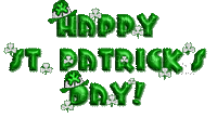 Kaz_Creations Text Happy St.Patricks Day - Darmowy animowany GIF