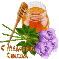 With a honey rescuer - Ingyenes animált GIF