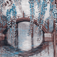 soave background animated water blue brown - GIF animé gratuit