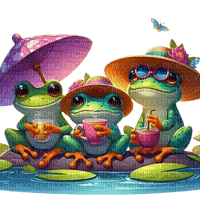 loly33 grenouille printemps - 無料png