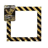 Small Black/Gold Frame - Darmowy animowany GIF