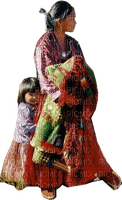 Indianka z dzieckiem - zadarmo png