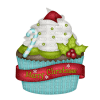 Kaz_Creations Christmas Deco Cupcakes Cake - darmowe png