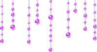 Hanging Pearls.Purple - Free PNG