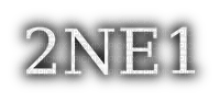 Text 2NE1 - kostenlos png