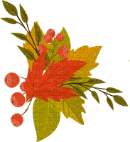 autumn leaves deco Bb2 - zdarma png
