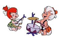 Pebbles and Bamm-Bamm - kostenlos png