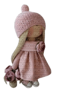 Pink, doll - png ฟรี