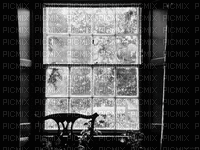winter hiver window fenster frame cadre fenêtre - Zdarma animovaný GIF