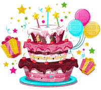 balloon ballons birthday tube deco anniversaire party  ballon ballons geburtstag  present gift cake - png gratis