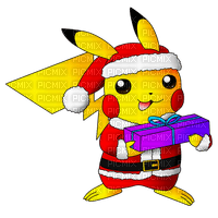 Pikachu Pokemon Christmas - Free PNG