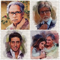 Familie Bachchan mit Vater - png gratis