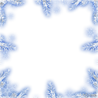 soave frame winter christmas branch pine - Free PNG