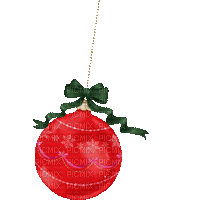 Christmas balls - Безплатен анимиран GIF