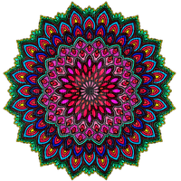 Rainbow Mandala - darmowe png