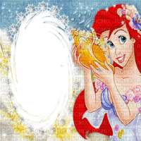 Kaz_Creations Cartoons The Little Mermaid Frame - Free PNG