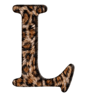 Lettre L. Leopard, - Free PNG