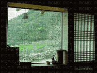 MMarcia gif window janela chuva - Бесплатный анимированный гифка