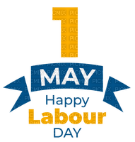 1st May.Worker's Day.Text.Victoriabea - PNG gratuit
