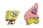 spongebob friend  gif bob l´êponge - GIF animé gratuit