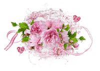 Flowers.Deco.Pink - PNG gratuit