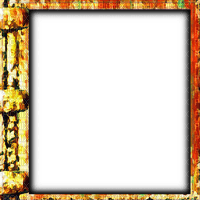 ♡§m3§♡ abstract hard orange frame border - png grátis