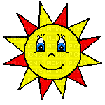 солнышко - Бесплатный анимированный гифка