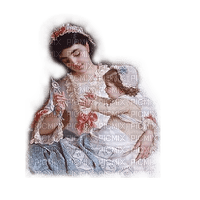 madre i bebe vintage   dubravka4 - ücretsiz png