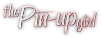 soave text pin up girl pink - png gratis