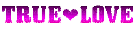 Kaz_Creations  Logo Text True Love - GIF animado grátis