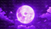 purple moon - Ilmainen animoitu GIF