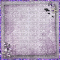 Halloween.Cadre.Frame.Purple.Victoriabea - Gratis animeret GIF