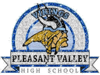 Pleasant Valley ( PV ) High School Logo - Ingyenes animált GIF