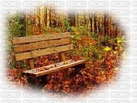 chantalmi paysage banc automne - безплатен png