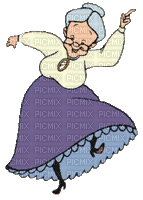grand-mère joyeuse - Animovaný GIF zadarmo