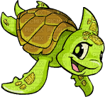 Cute turtle gif - GIF animé gratuit