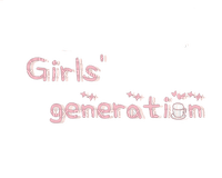 Text Girls`Generation - безплатен png