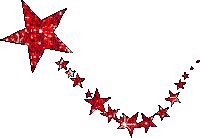 Etoile filante rouge - Безплатен анимиран GIF