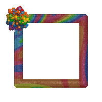 Small Rainbow Frame - Nemokamas animacinis gif